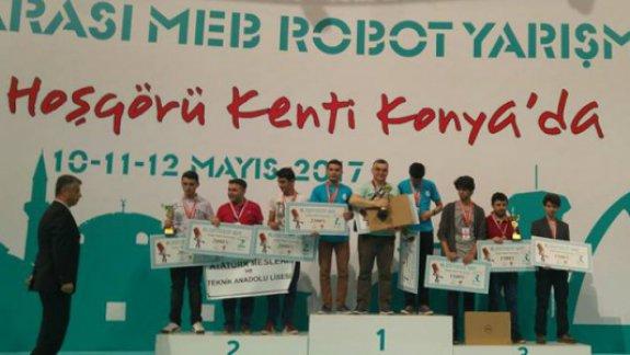 Atatürk MTAL 2017 Uluslararası Robot Yarışması Türkiye Birincisi